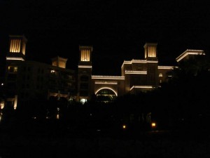 ホテルの夜景