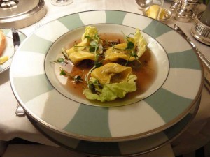 クラリッジの晩ご飯1 クラリッジの晩ご飯1