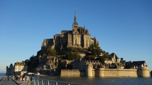 朝のモン・サン=ミシェル